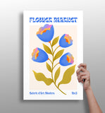 Modern Art Gallery Flower Aluminum Print