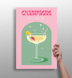 Champagne Aluminum Print