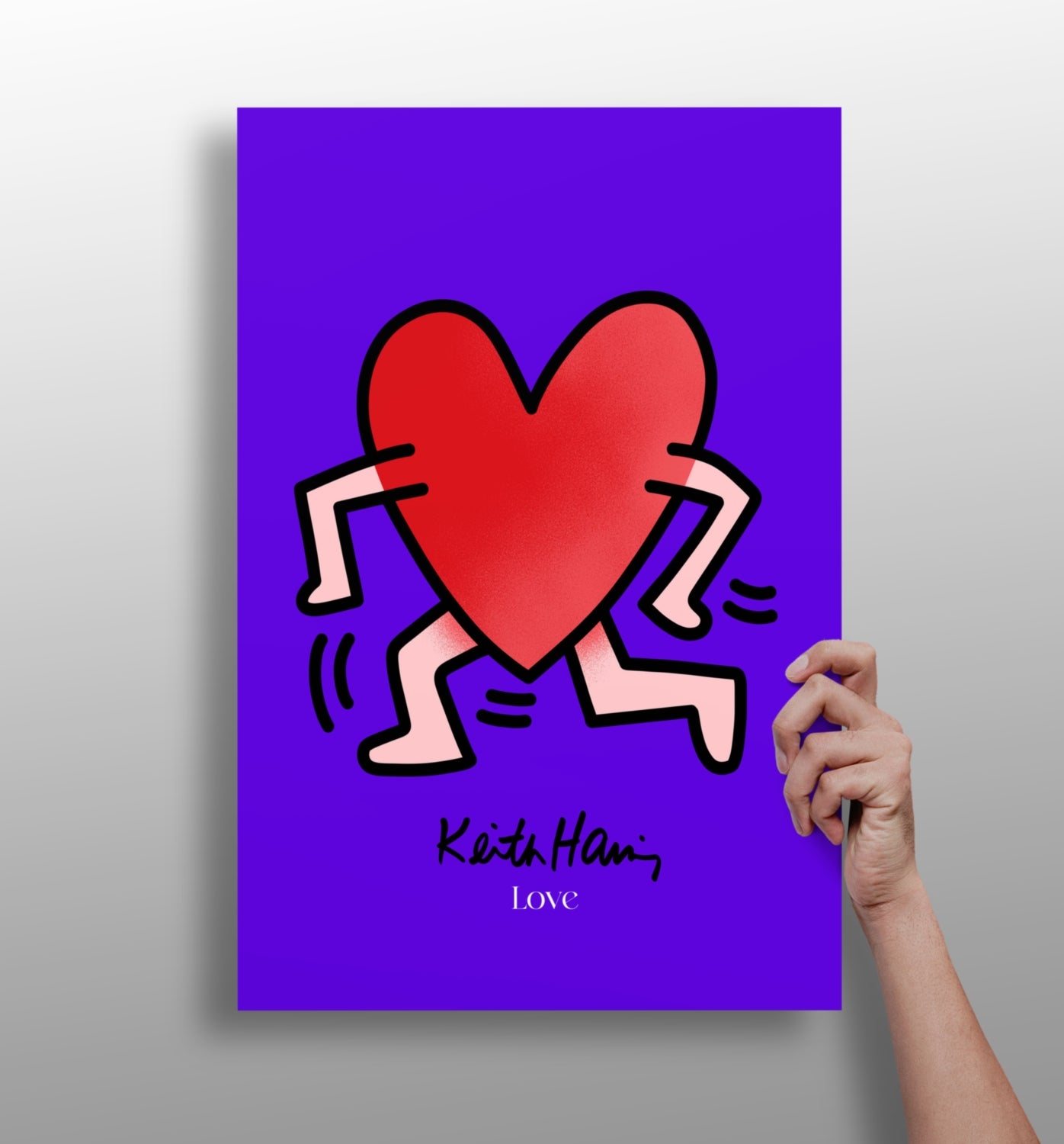 Keith Haring Aluminum Print