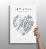 New York V1 Aluminum Print