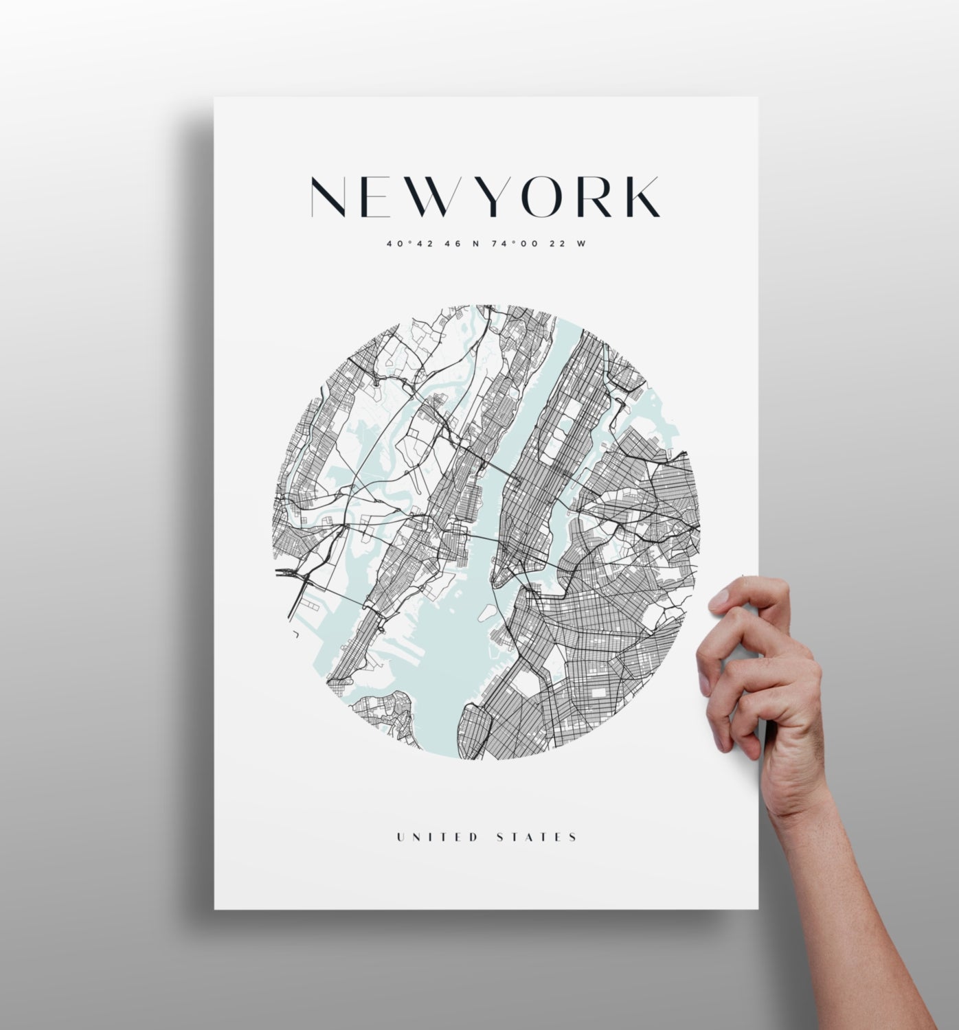 New York V2 Aluminum Print