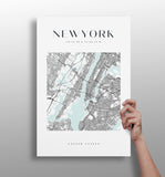 New York V3 Aluminum Print