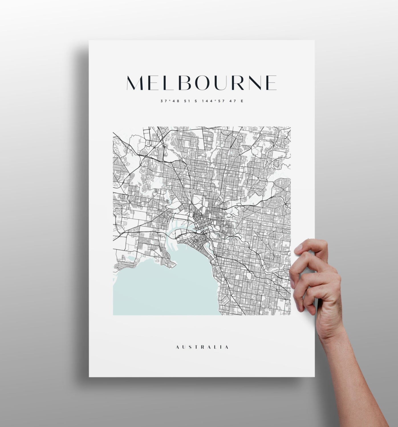 Melbourne V3 Aluminum Print