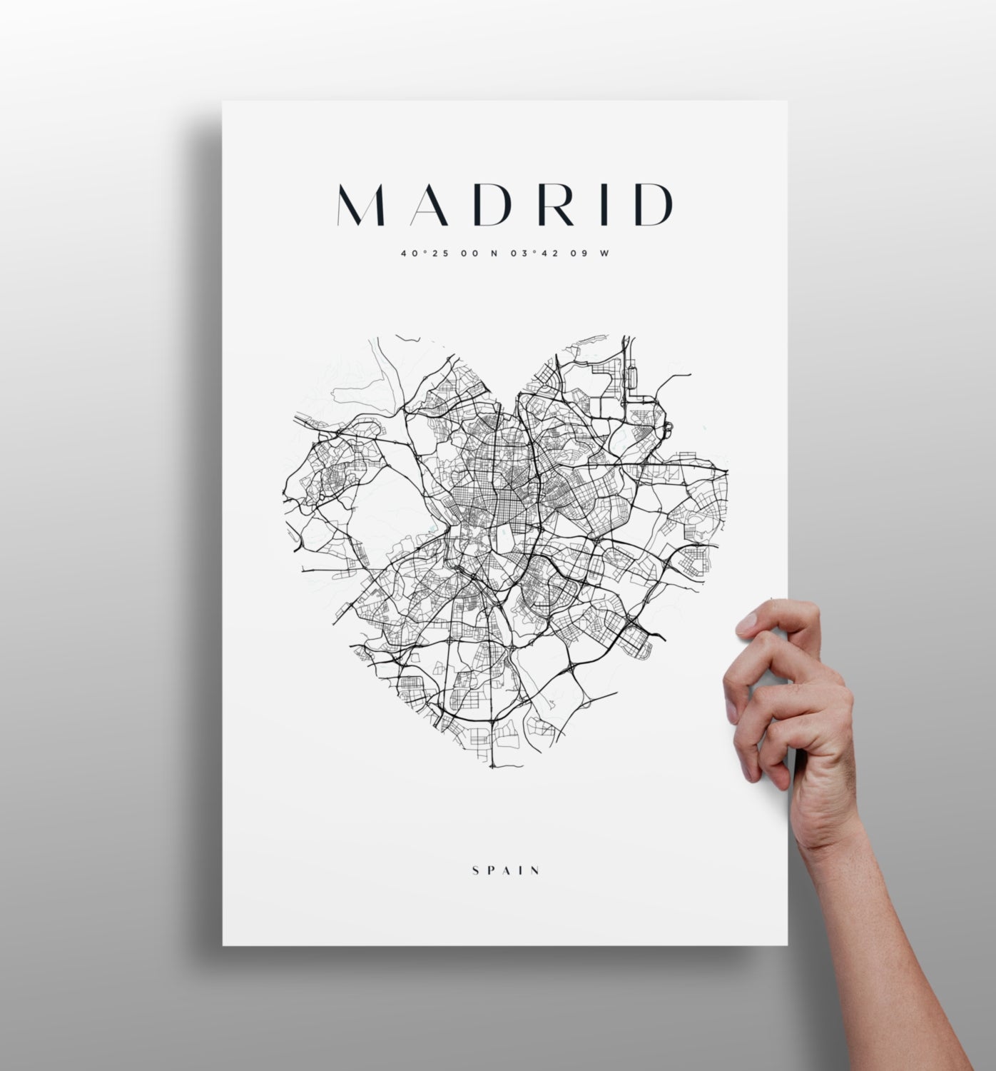 Madrid V1 Aluminum Print