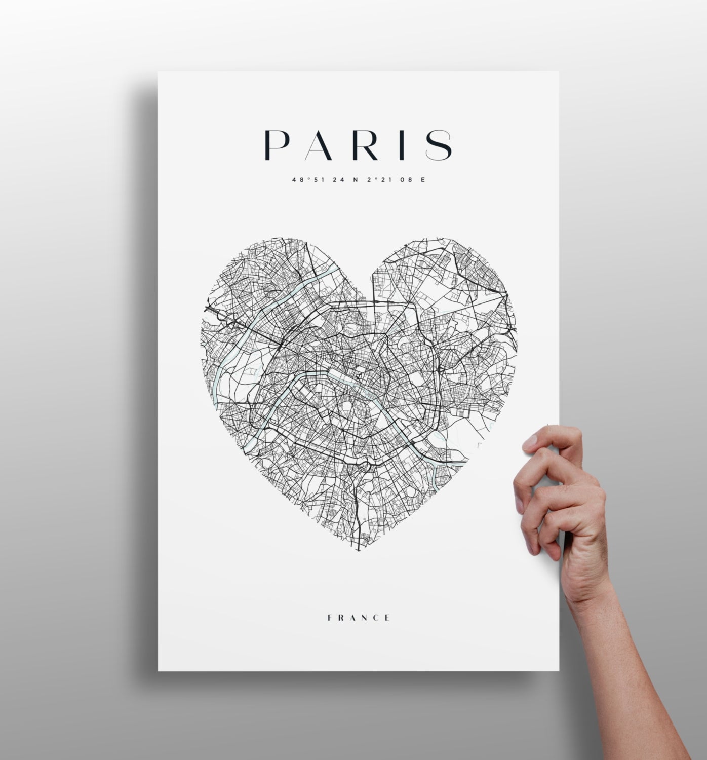 Paris V1 Aluminum Print