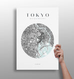 Tokyo V2 Aluminum Print