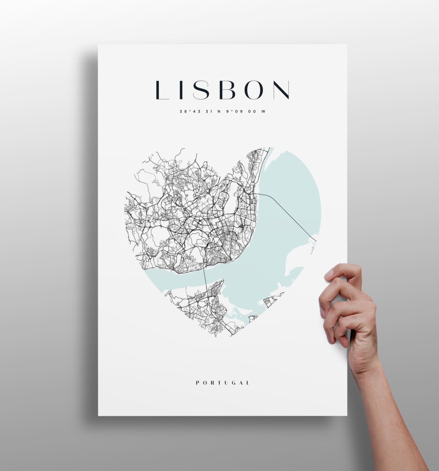 Lisbon V1 Aluminum Print