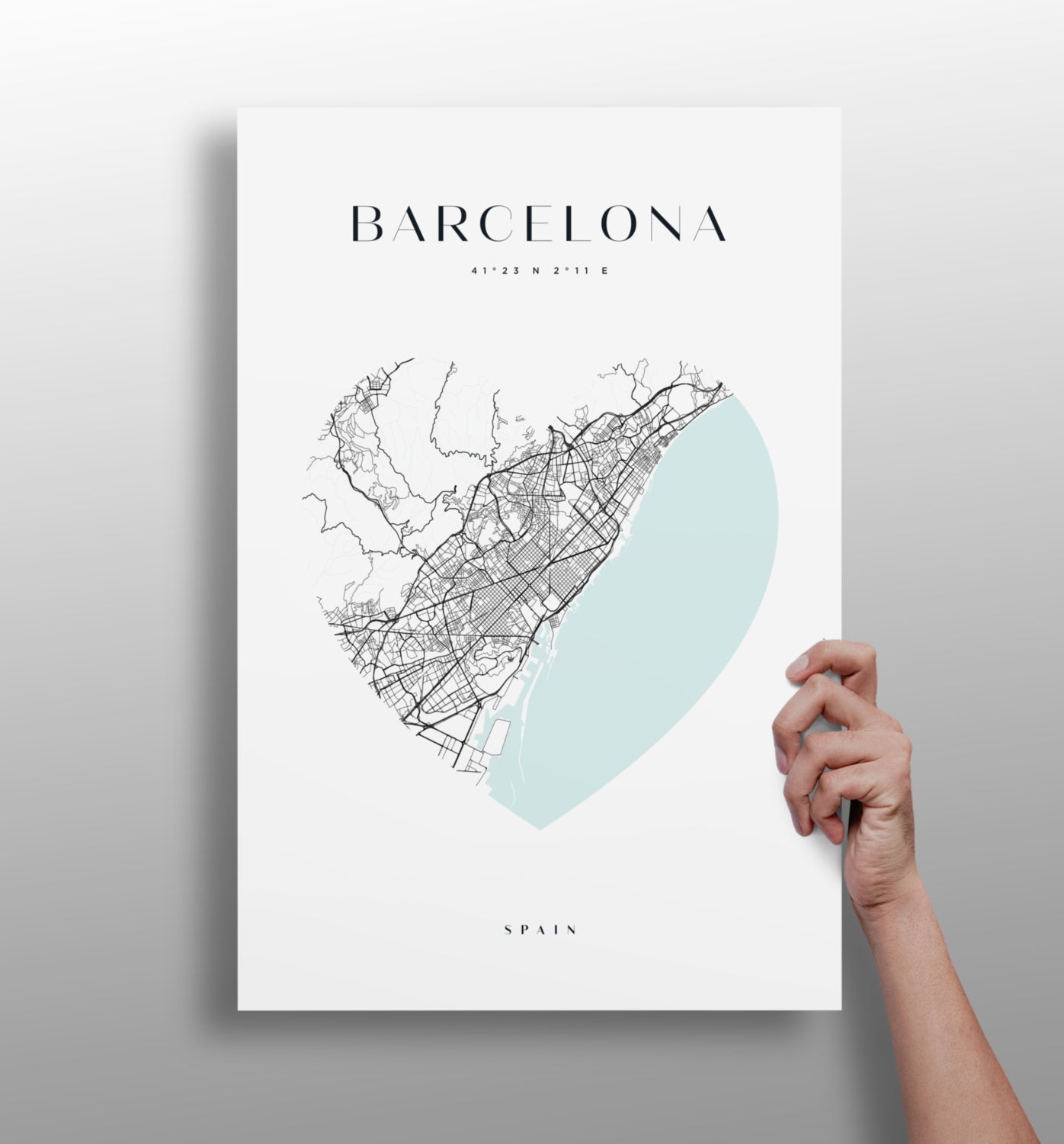 Barcelona V1 Aluminum Print