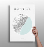 Barcelona V2 Aluminum Print