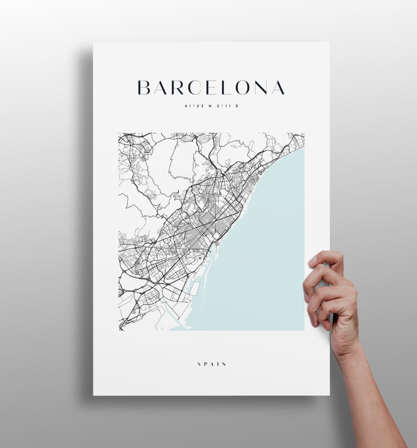 Barcelona V3 Aluminum Print