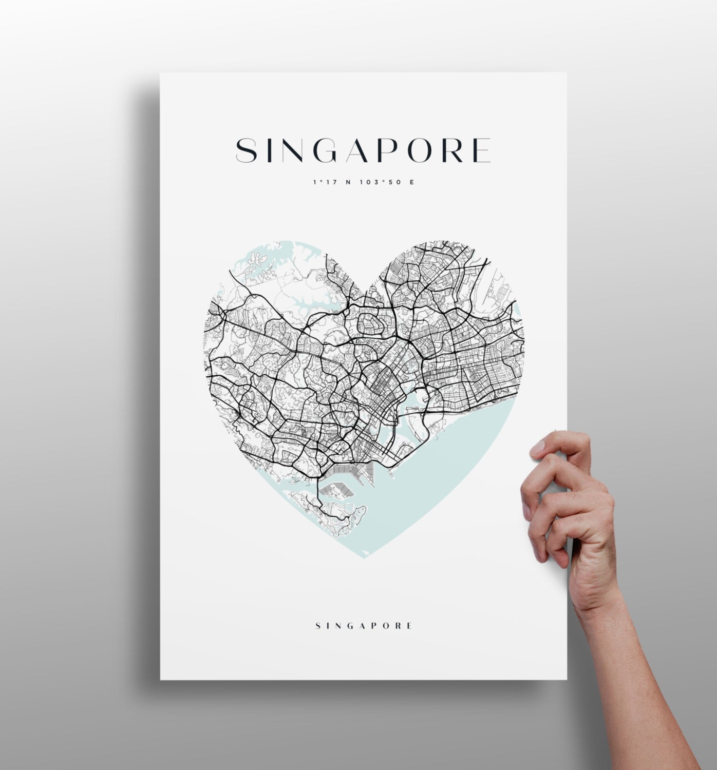 Singapore V1 Aluminum Print