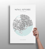 Singapore V2 Aluminum Print