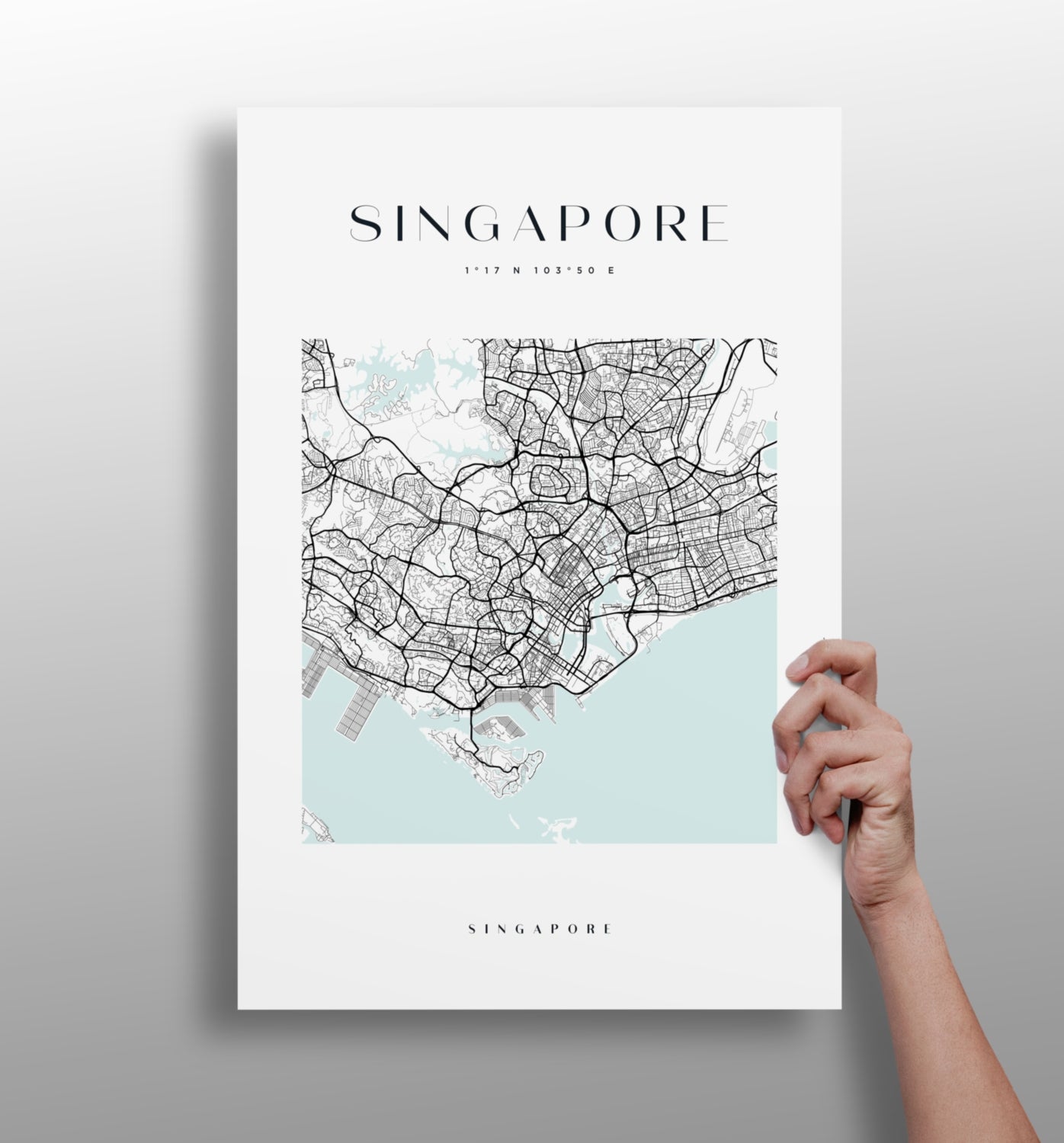 Singapore V3 Aluminum Print