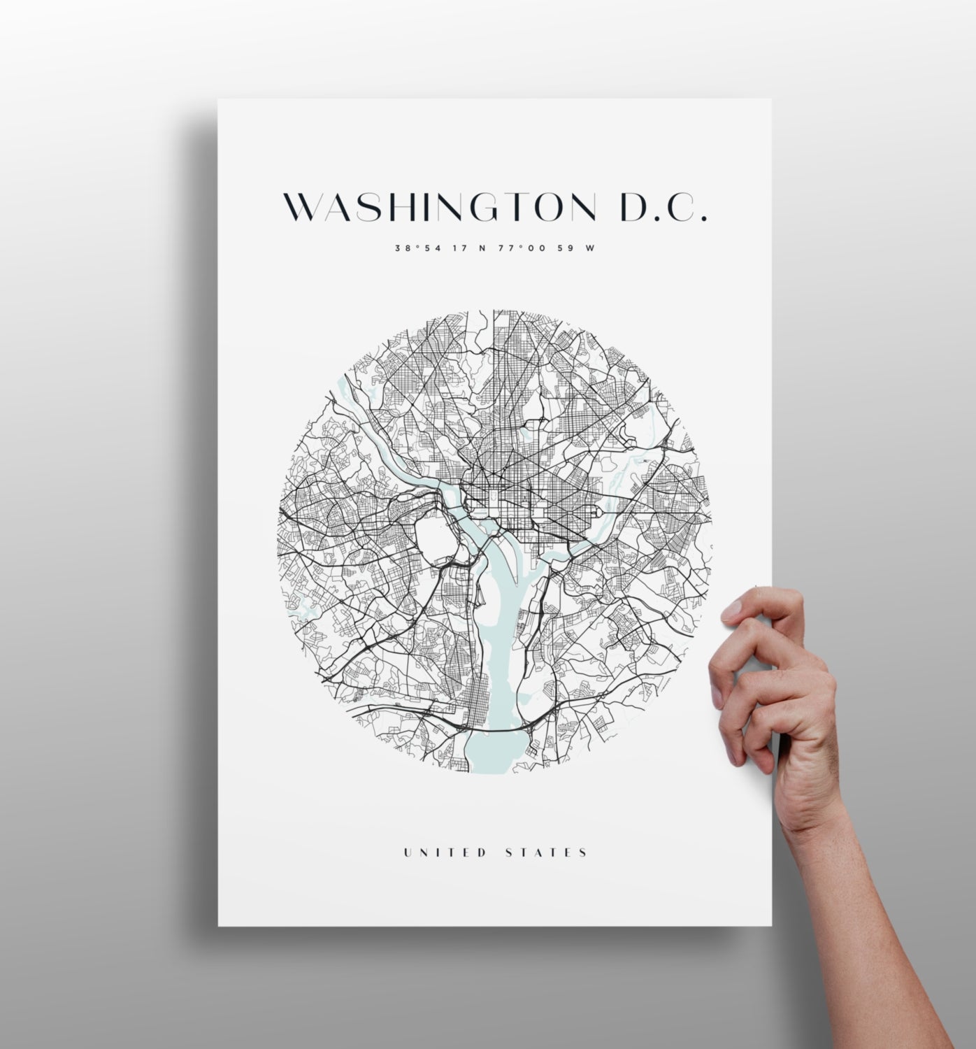 Washington V2 Aluminum Print