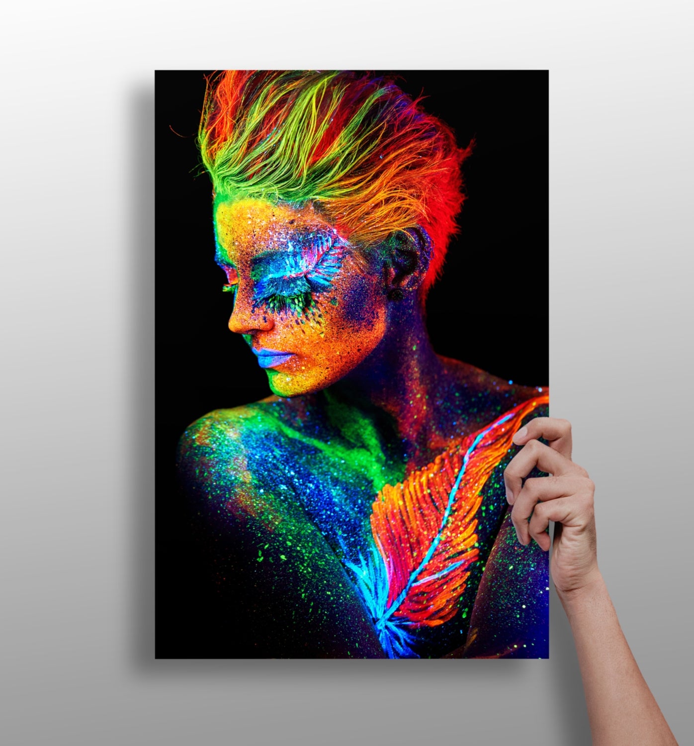 Woman Aluminum Print