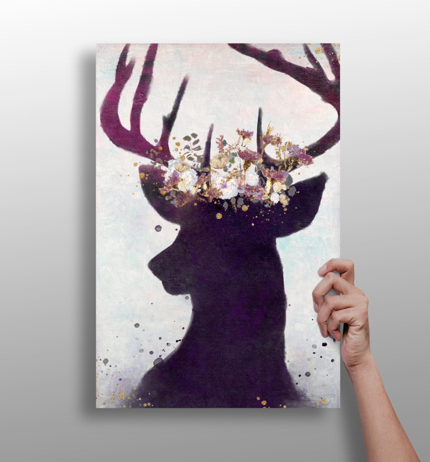 Deer Aluminum Print