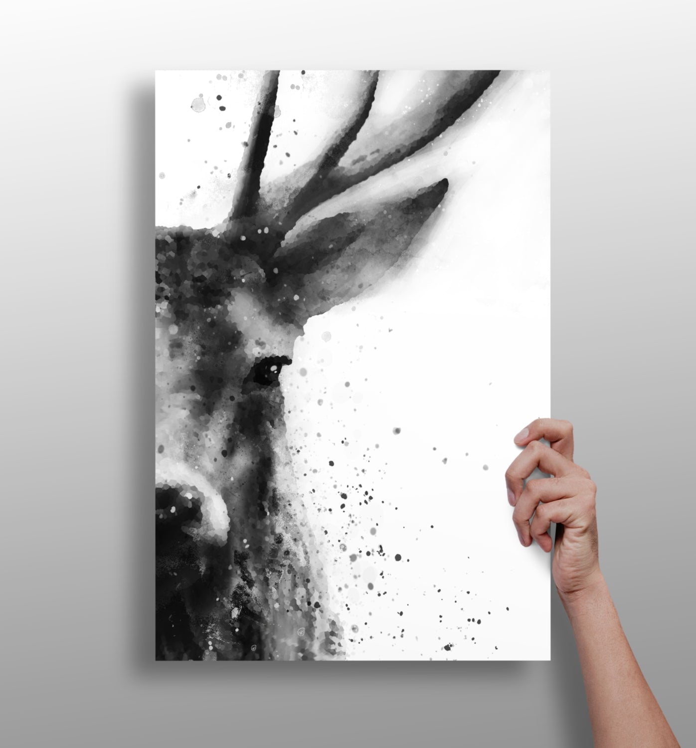 Deer Aluminum Print