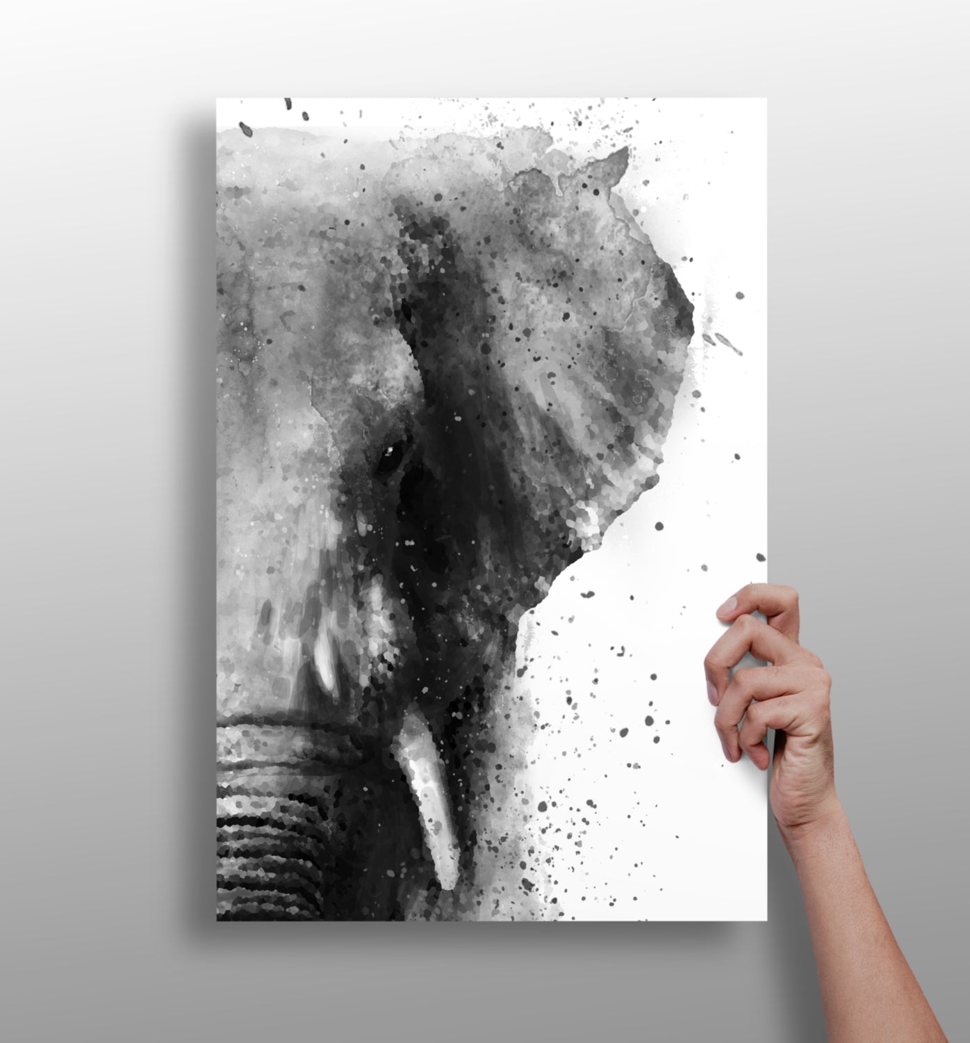 Elephant Aluminum Print