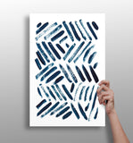 Abstract Lines Aluminum Print