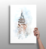 Galata Tower Aluminum Print