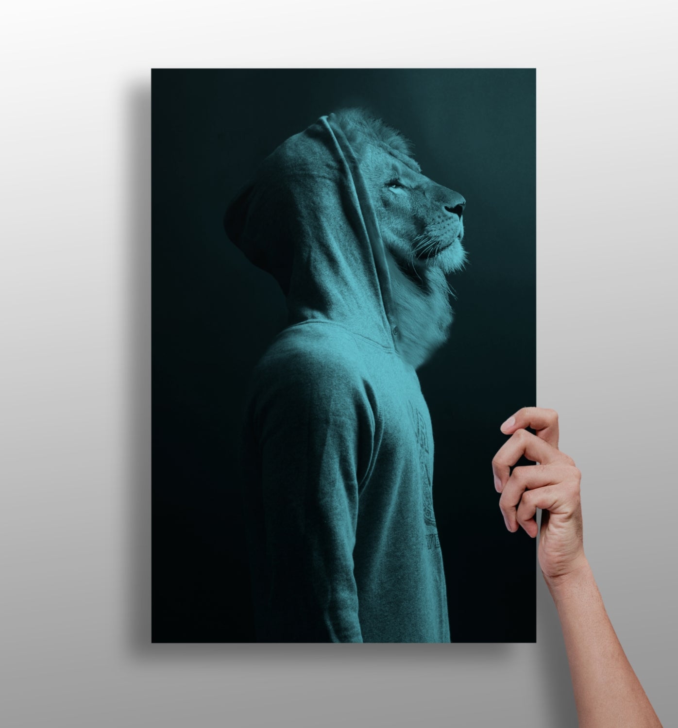 Lion Aluminum Print