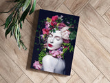 Flower Woman Aluminum Print