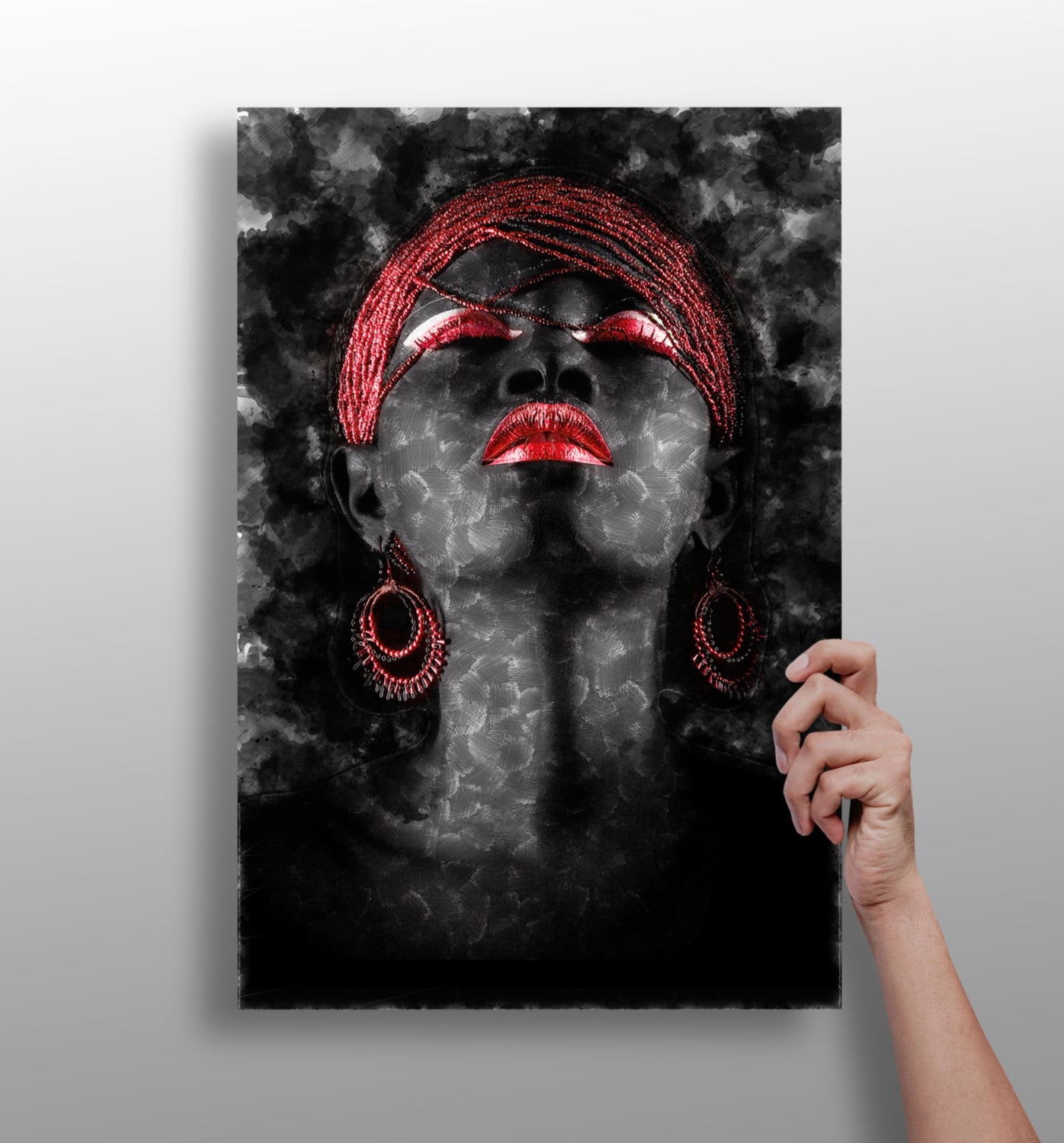 Woman Aluminum Print