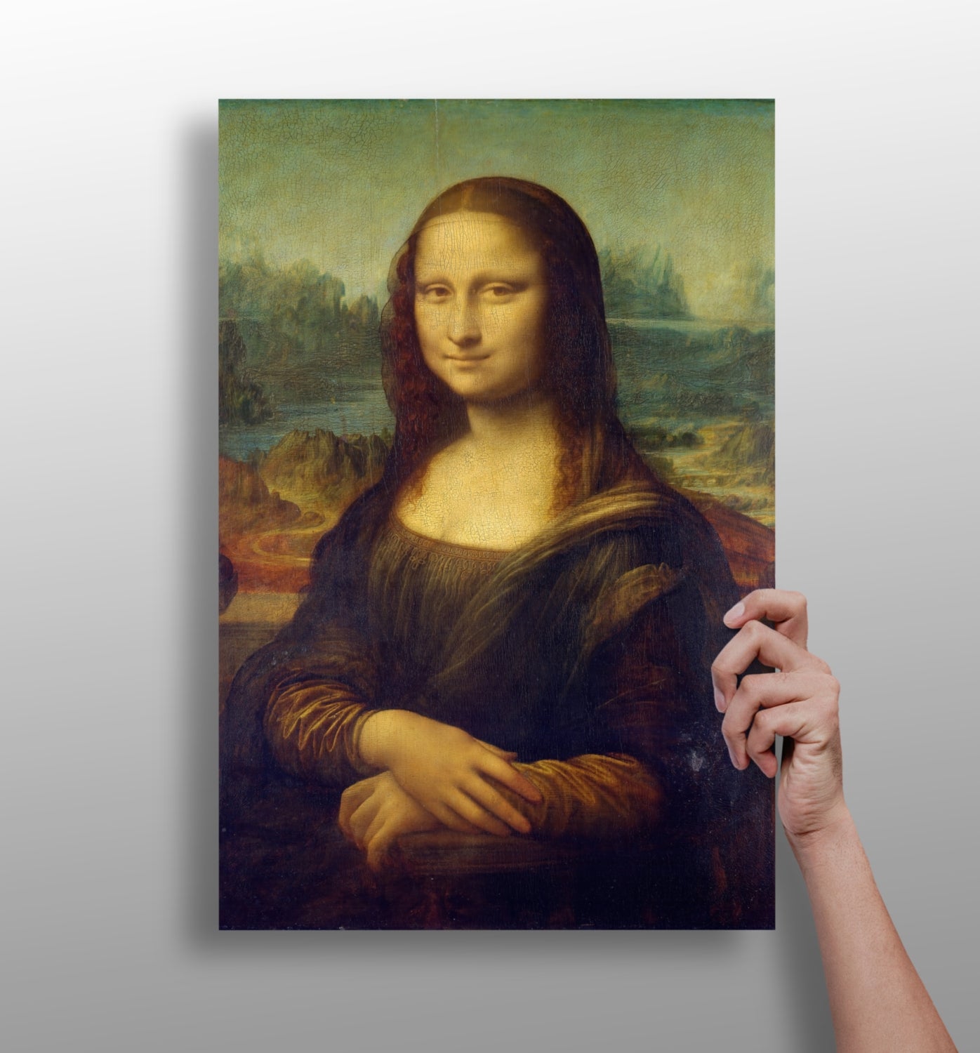 Mona Lisa Aluminum Print