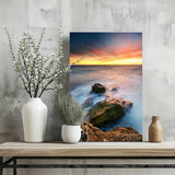 Sunset Lake View Aluminum Print