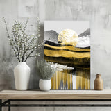 Abstract Valley Aluminum Print