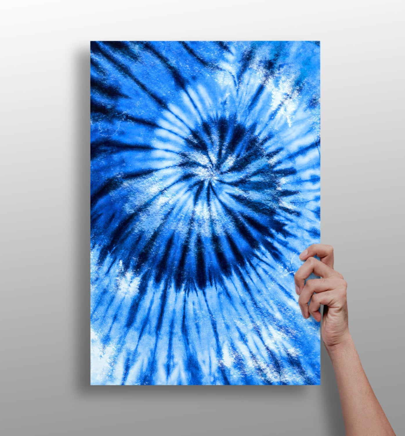 Abstract Blue Aluminum Print