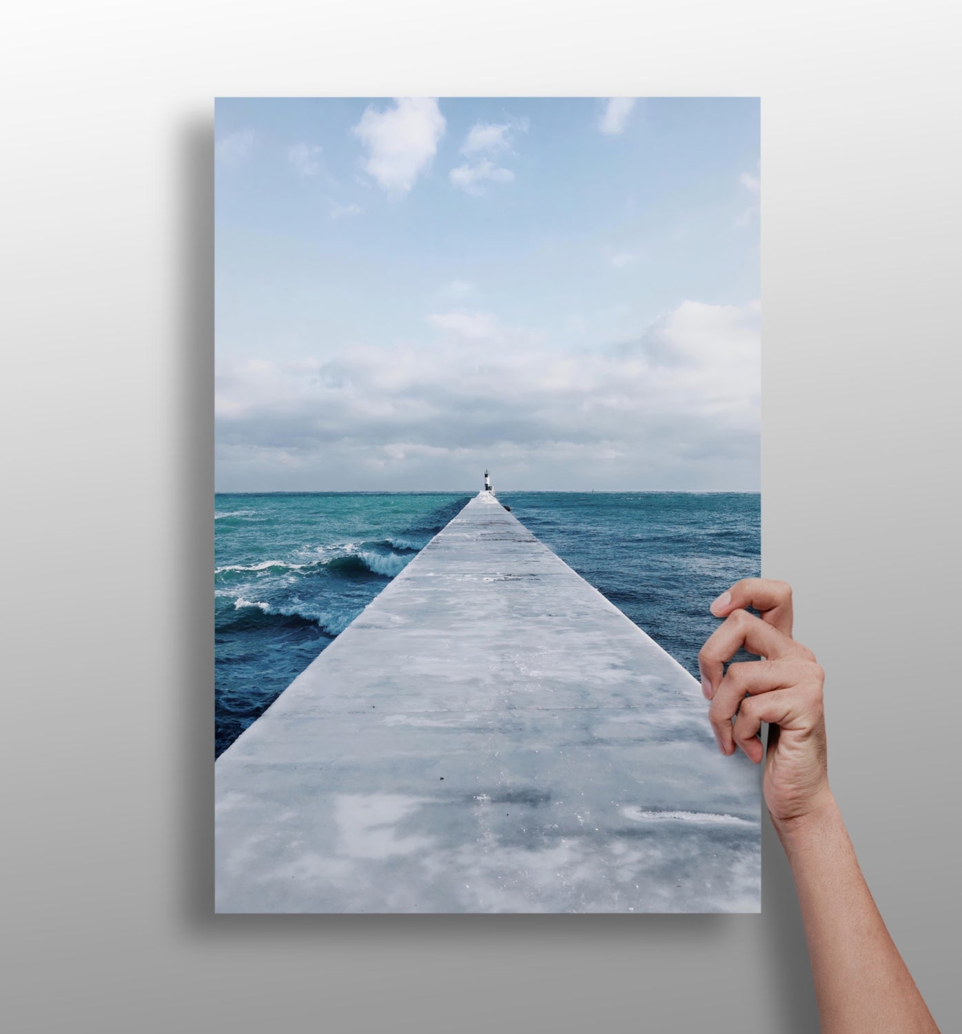 Dock View Aluminum Print