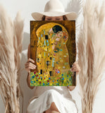 Gustave Klimt Kiss Aluminum Print