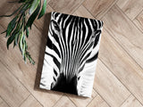 Zebra Portrait Aluminum Print