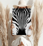 Zebra Portrait Aluminum Print