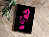 Woman in Style Fuschia Aluminum Print