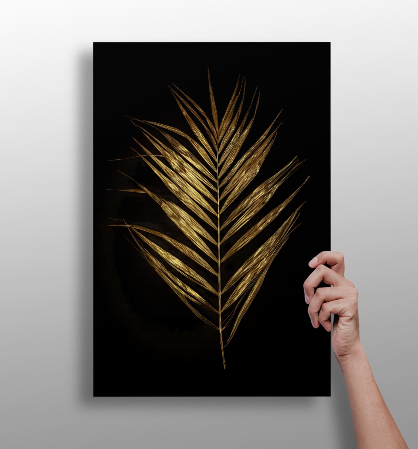 Golden Leaf Aluminum Print