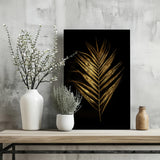 Golden Leaf Aluminum Print