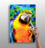 Parrot Aluminum Print