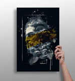 Poseidon Yellow Aluminum Print