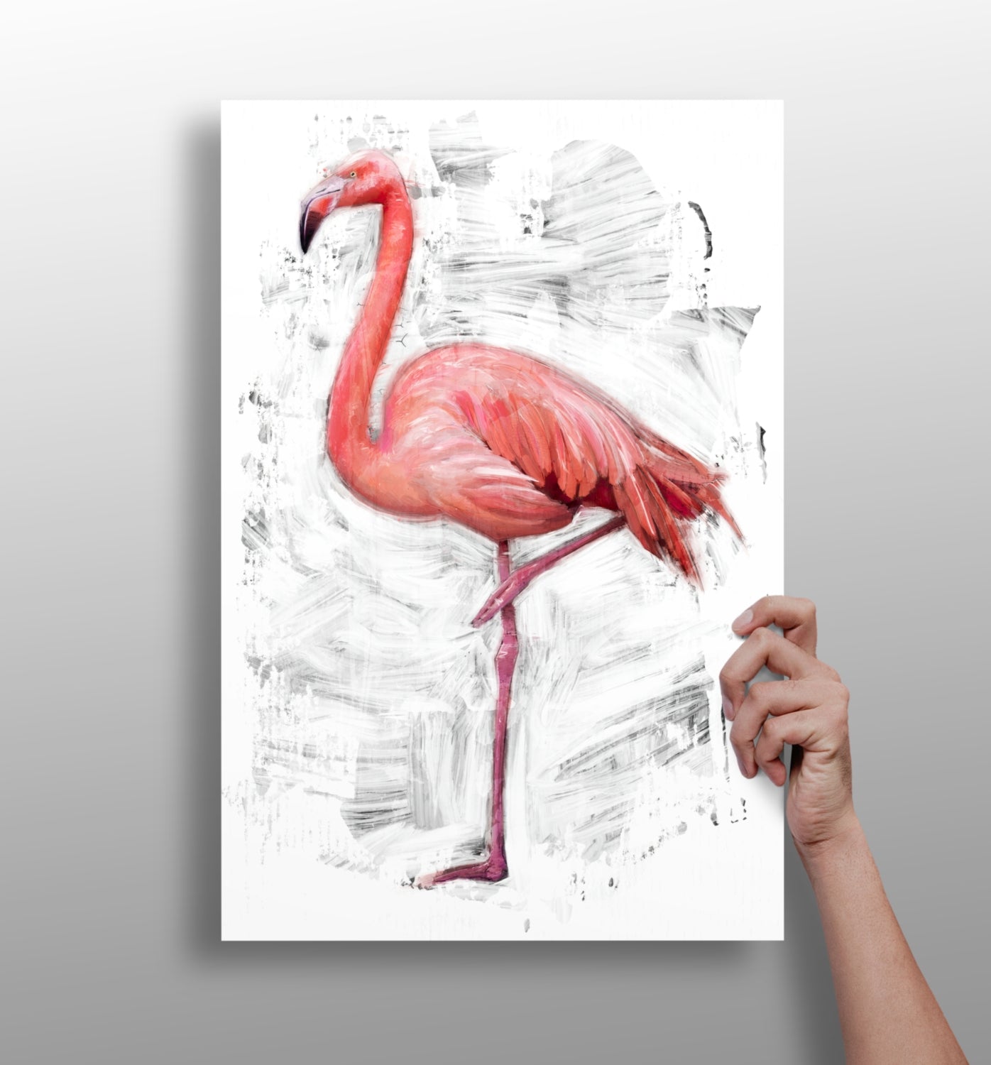 Flamingo Aluminum Print