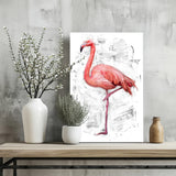 Flamingo Aluminum Print