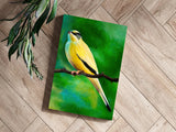 Yellow Bird Aluminum Print