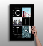 City Aluminum Print