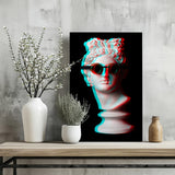 Statue Head Contemporary Aluminum Print