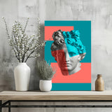 Statue Head Contemporary Aluminum Print