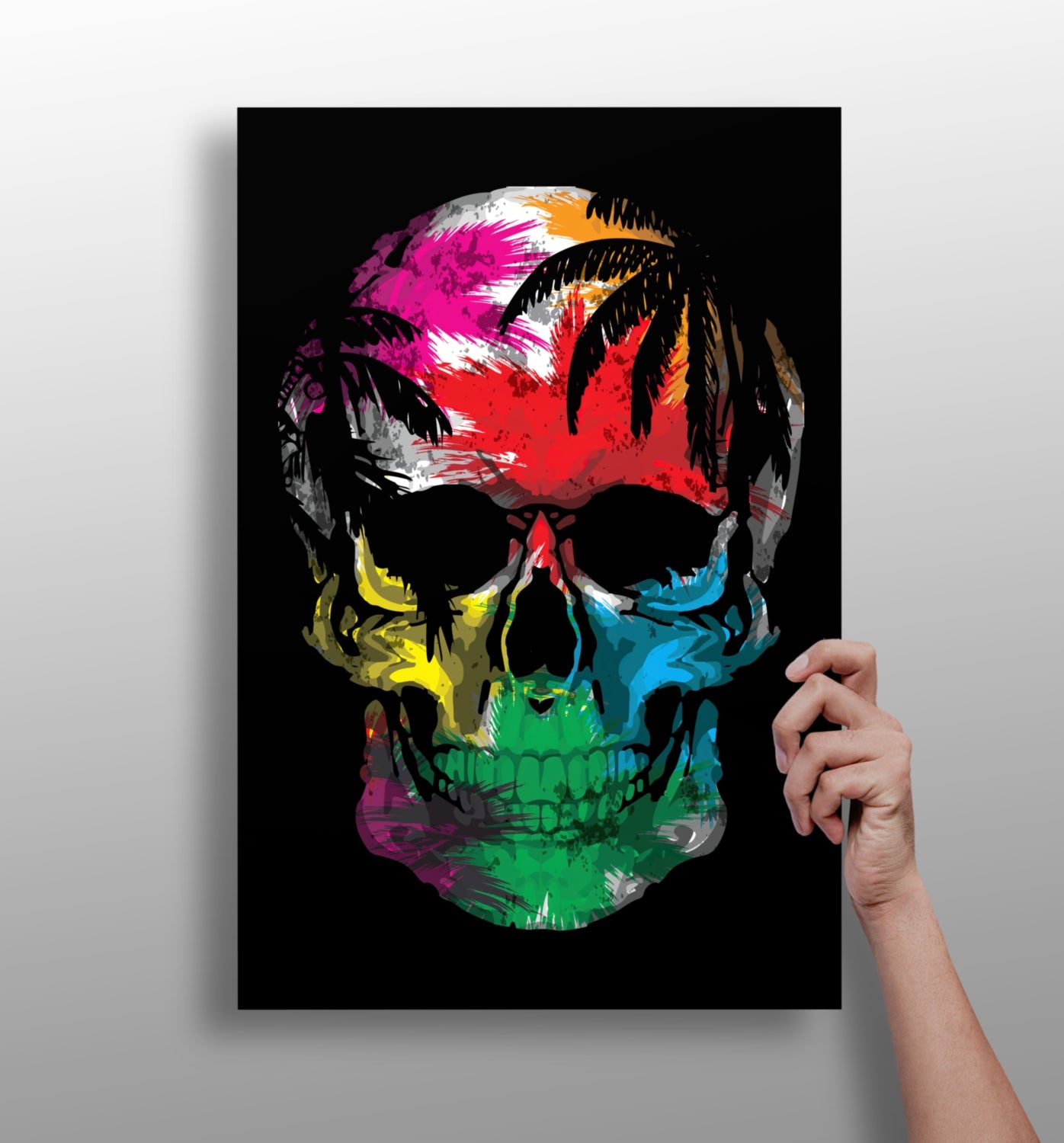 Skull Aluminum Print