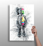 Kaws Aluminum Print