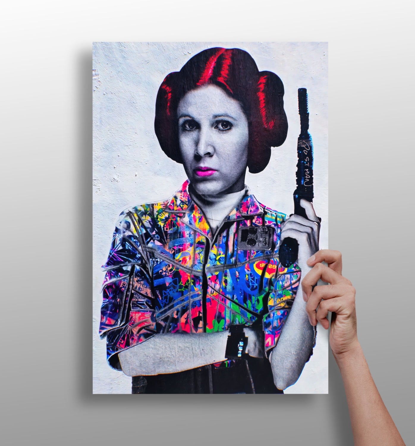 Princess Leia Aluminum Print