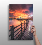 Sunset Lake View Aluminum Print